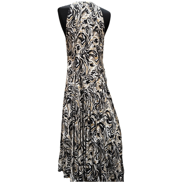 Diane von Furstenberg NICOLA Marble Swing Midi Dress $498 - Picture 8 of 16